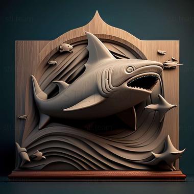 3D модель Игра DreamWorks «История акулы» (STL)